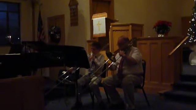 O Little Town of Bethlehem- Patrick and Jim Mohr -Trombone смотреть онлайн