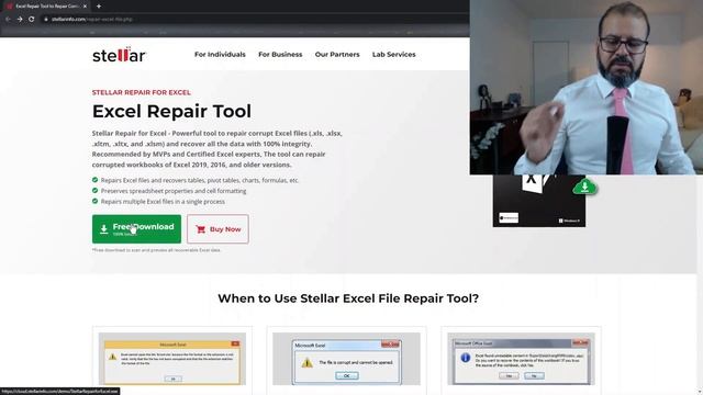 STELLAR REPAIR FOR EXCEL - Excel Repair Tool смотреть онлайн