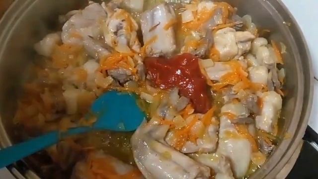 Очень вкусная перловая каша с мясом.##каша #мясо #перловка #вкусныерецепты ##