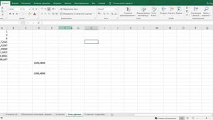 Тема 1.3. Типы данных. Ввод данных в ячейки рабочего листа. Обработка различных типов данных в ячеи