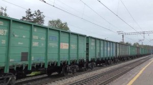 Электровоз ВЛ80С-1503/2499 с грузовым поездом