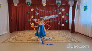 танец с ленточками в детском саду 1