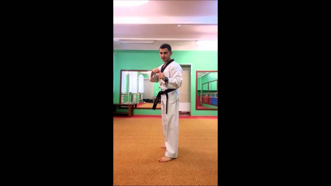 Taekwondo WTF. Удары ногами. Торна Толё Чаги.