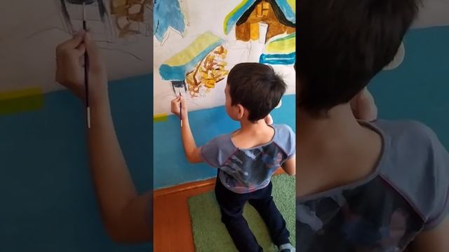 обучение детей рисованию совместной работы смотреть онлайн