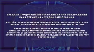 Сколько живут с диагнозом рак легких?