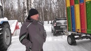 Кассетный пчелопавильон Берендей. Транспортировка на прицепе в Егорьевск,, МО