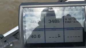 Замер  скорости винт 12 китай   против ветра мотор 9.9 хангкай