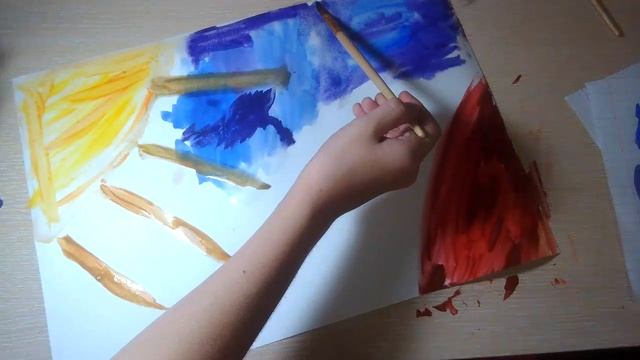 Учимся рисовать звездный космос.