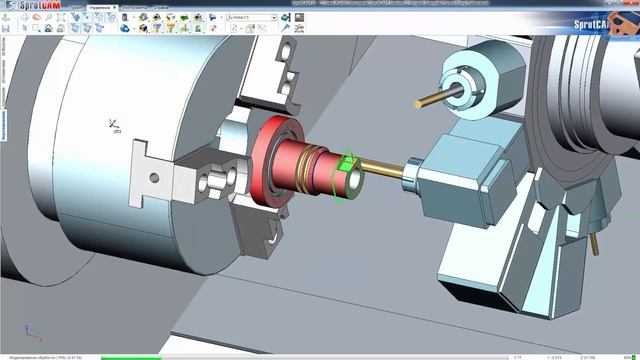 SprutCAM Токарно-фрезерная обработка