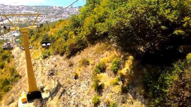 Геленжик. Канатная дорога парка Олимп 16.08.2016 смотреть онлайн