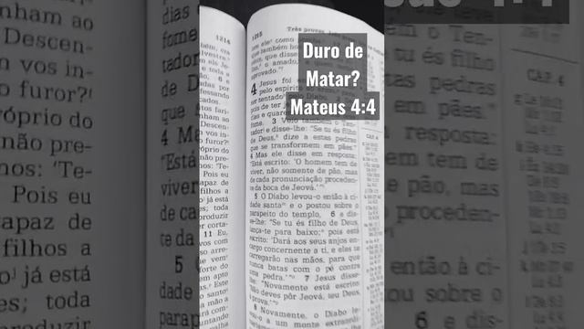 Mais Forte Que a Morte.  💥 Mat 4:4