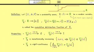 Probability Theory - Part 12 - Cumulative Distribution Function