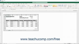 Word 2019 and 365 Tutorial Inserting a Microsoft Excel Worksheet Microsoft Training