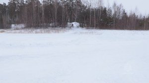 18-01-2024_Видео замеров толщины льда сотрудниками МЧС на Голубых  озерах