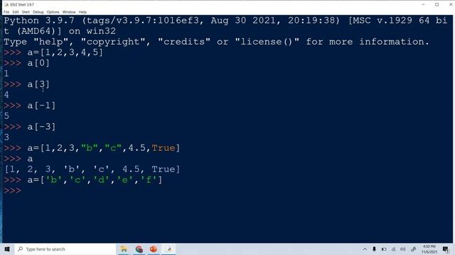 #Python Tutorial for Beginners #5 || Beginner to Advance ||# Python , List Data type in Python#hind