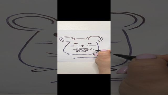 Как просто нарисовать мышонка ребёнку?