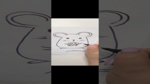 Как просто нарисовать мышонка ребёнку?