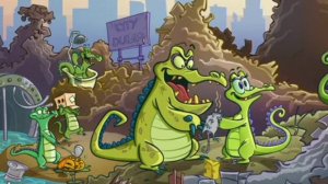 Крокодильчик Свомпи. Саундтрек 2 Арея. Смонтировка.