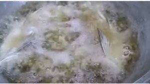 Рыба Толстолобик   жарим в казане