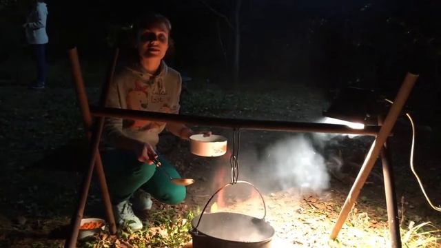 Жаркое в казане на костре смотреть онлайн