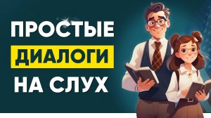 ПРОСТЫЕ ДИАЛОГИ на английском языке.  Английский на слух для начинающих. Уроки английского языка