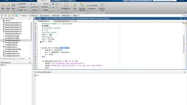 Math3820 Finding Root by Fixed Point Method by Matlab Week7 смотреть онлайн