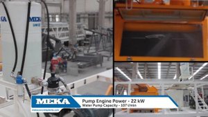 Automatic Mixer Washing System - MEKA Concrete Plants
