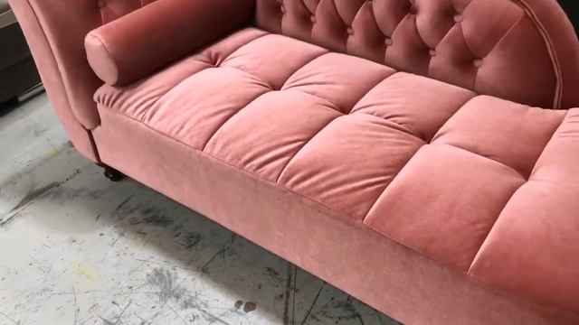 Mainz Canapé Style Leather or Fabric Sofa/ Day Bed/ Chaise Longue смотреть онлайн