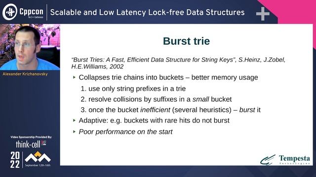 UPDATED Scalable and Low Latency Lock-free Data Structures in C++ - Alexander Krizhanovsky - CppCon
