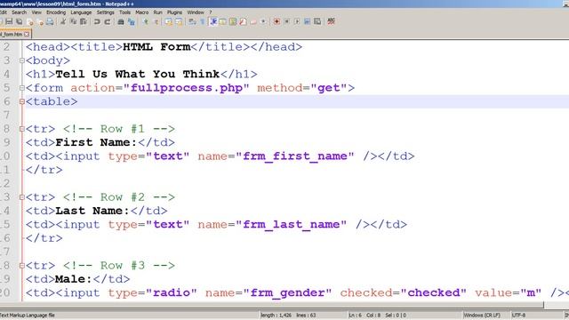 9. PHP - HTML формы