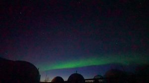 April 4, 2024 another night with the Northern Lights over Murmansk from 22.00 to 00.30 v