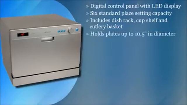 EdgeStar Countertop Portable Dishwasher смотреть онлайн