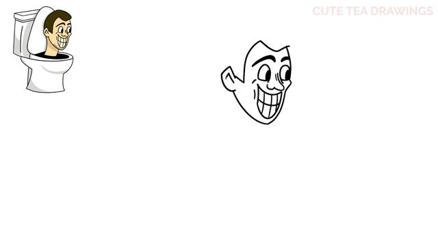 How To Draw Skibidi Toilet | FNF Friday Night Funkin Style | Easy Step By Step Drawing Tutorial смотреть онлайн