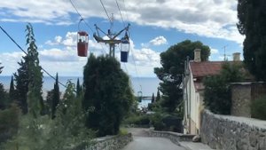 По Ялте на автомобиле. Улицы Войкова, Л.Украинки. Холм Славы. 09/2021. Крым. Crimea. Yalta.