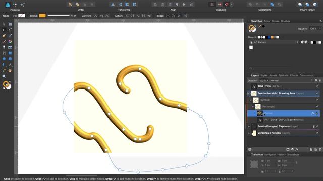 Affinity Designer Pattern - Spaghetti