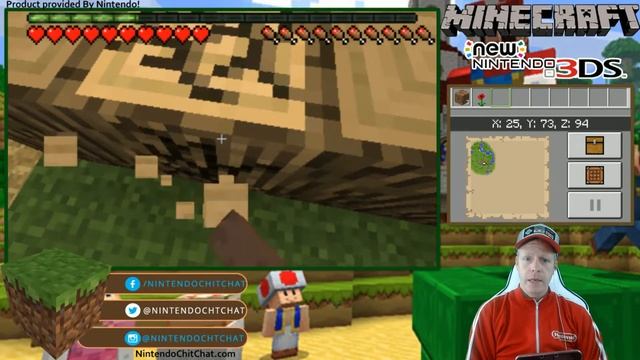 Minecraft - First Impressions on New Nintendo 3DS смотреть онлайн