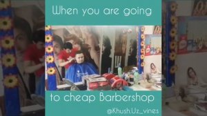 When you are going to cheap Barbershop/// Когда ты зашёл в дешёвую Парикмахерскую.