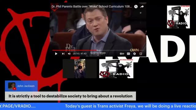 REACTION: Trans Activist Freya joins V-RADIO to react to a Dr. Phil Episode about LGBTQ Curriculu… смотреть онлайн