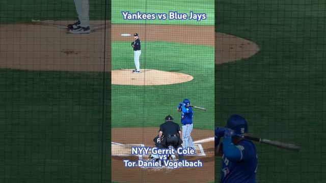 Yankees⚾️Blue Jays.  P Gerrit Cole vs Daniel Vogelbach.  #baseball #Life #MA2tv #Homerun