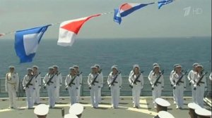 Андреевский флаг сегодня подняли над Средиземным морем