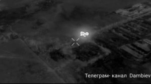 Работа ТОС-1А "Солнцепек" подразделения РХБЗ 36 армии группировки "Восток" ВС РФ по опорному пункту