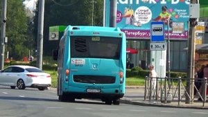 Автобус НеФАЗ-5299-40-57 с маршрутом №101А "Кронштадт - Метро Старая Деревня" (Санкт Петербург)
