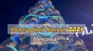 Мексика/ Канкун/ Нашла натуральную елку/ Город экономит на новогодних украшениях