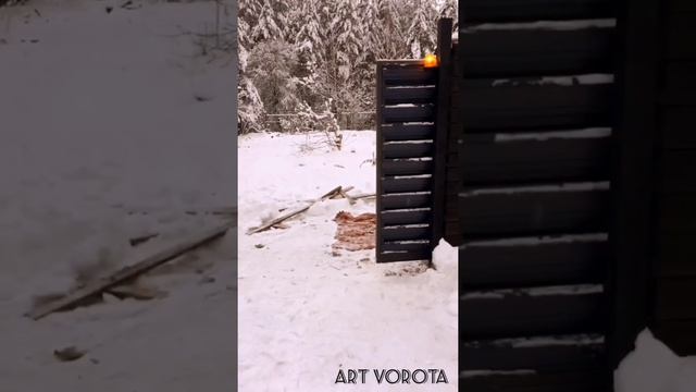 Откатные ворота с автоматикой Doorhan