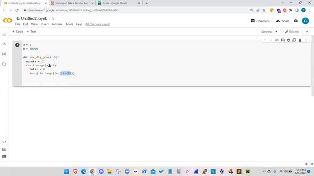 Eureka Numbers Using Python смотреть онлайн