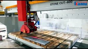 Камнерезный станок STONECUT 600 | ПРОЦЕСС РАСКРОЯ МРАМОРНОГО СЛЕБА В ЦЕХУ КАМНЕОБРАБОТКИ