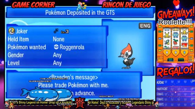 Pokemon Ultra☀️Sun/Sol & Moon/Luna🌙: GTS Gen 6 Giveaway! Regalo De Gen 6 Por GTS! :v смотреть онлайн