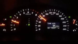 Расход топлива камри 40 , 3,5 2008 года. Вечерний город.