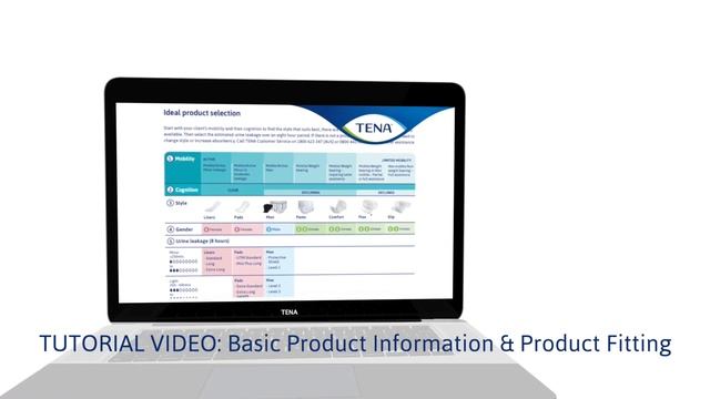 TENA Basic Product Information and Fitting guide смотреть онлайн