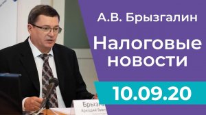 Налоговые новости от Аркадия Брызгалина 10 декабря 2020 г